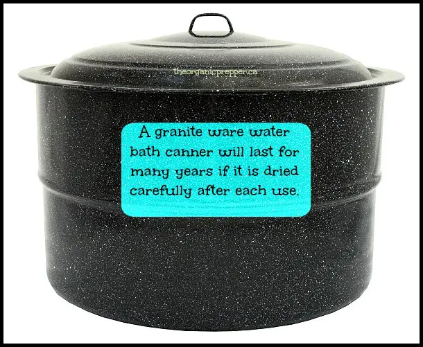 Granite ware water bath canner