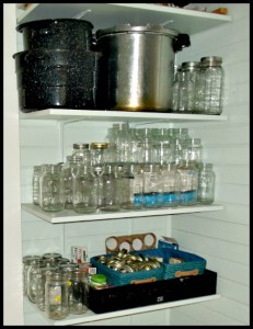 canning closet
