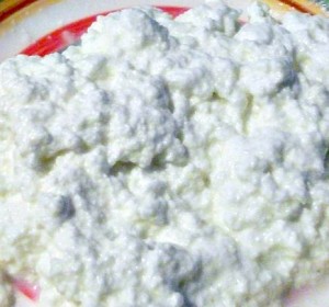 Cottage cheese from storebought milk
