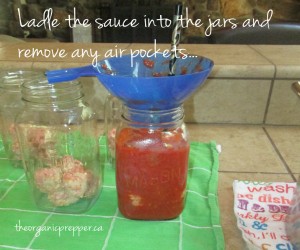 fill jars