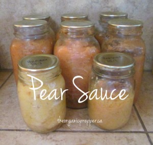 pear sauce