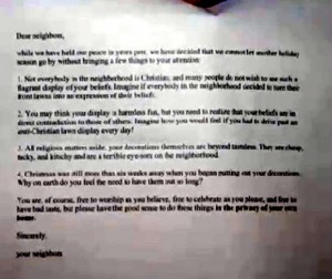 mean christmas letter