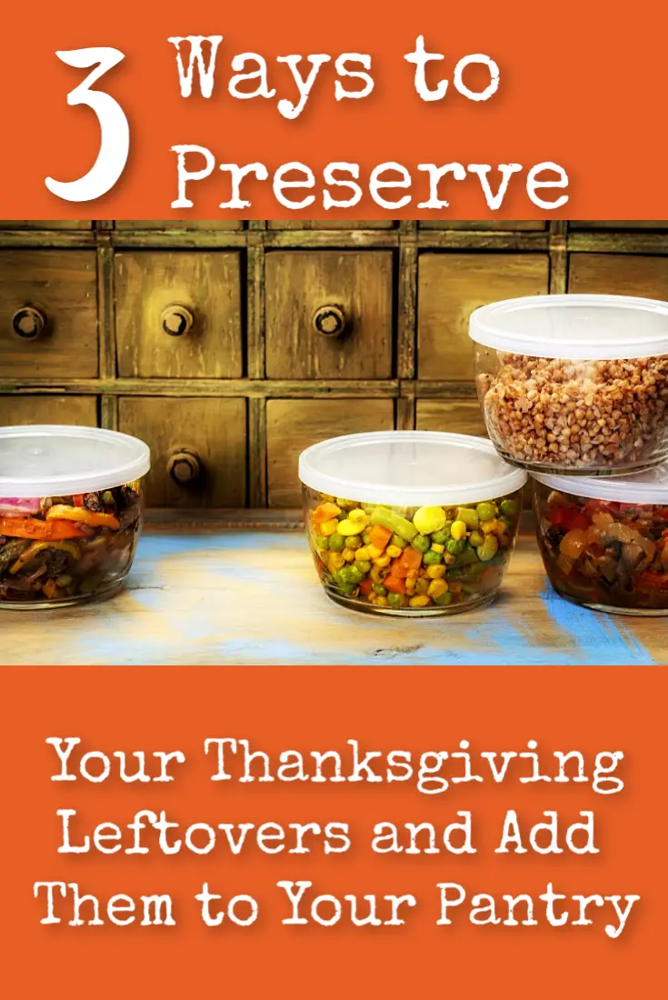 3 Ways to Preserve Your Thanksgiving Leftovers and Add Them to Your Pantry