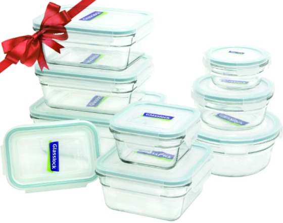 Glass storage containers