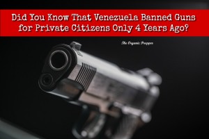 Venezuela banned guns 4 years ago