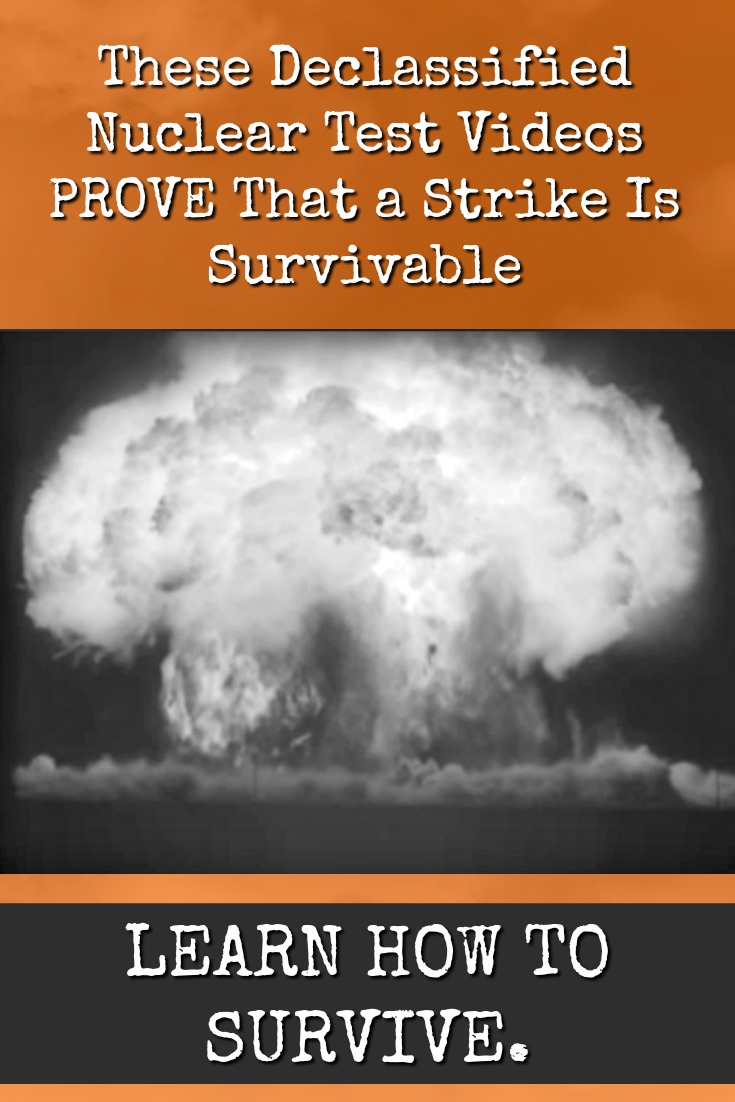 While everyone is very concerned about North Korea's nuclear tests, these kinds of experiments are nothing new. In fact, hundreds of them took place right here in the United States between 1945-1962, and a series of declassified nuclear test videos have recently been restored and released. A nuclear strike is survivable - learn more.