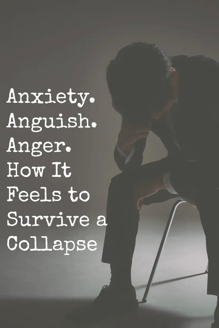 Anxiety, Anguish, Anger: How It Really Feels to Survive a Collapse