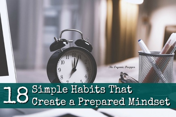 Prepper Mindset 18 Simple Habits That Create a Prepared Mindset - The Organic Prepper