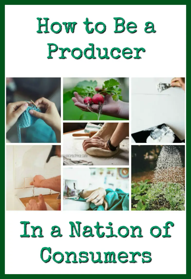 How to Be a Producer in a Nation of Consumers