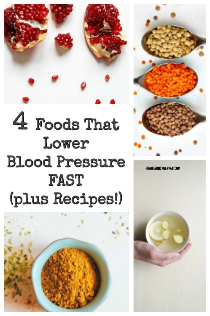 4 Foods That Lower Blood Pressure FAST The Organic Prepper