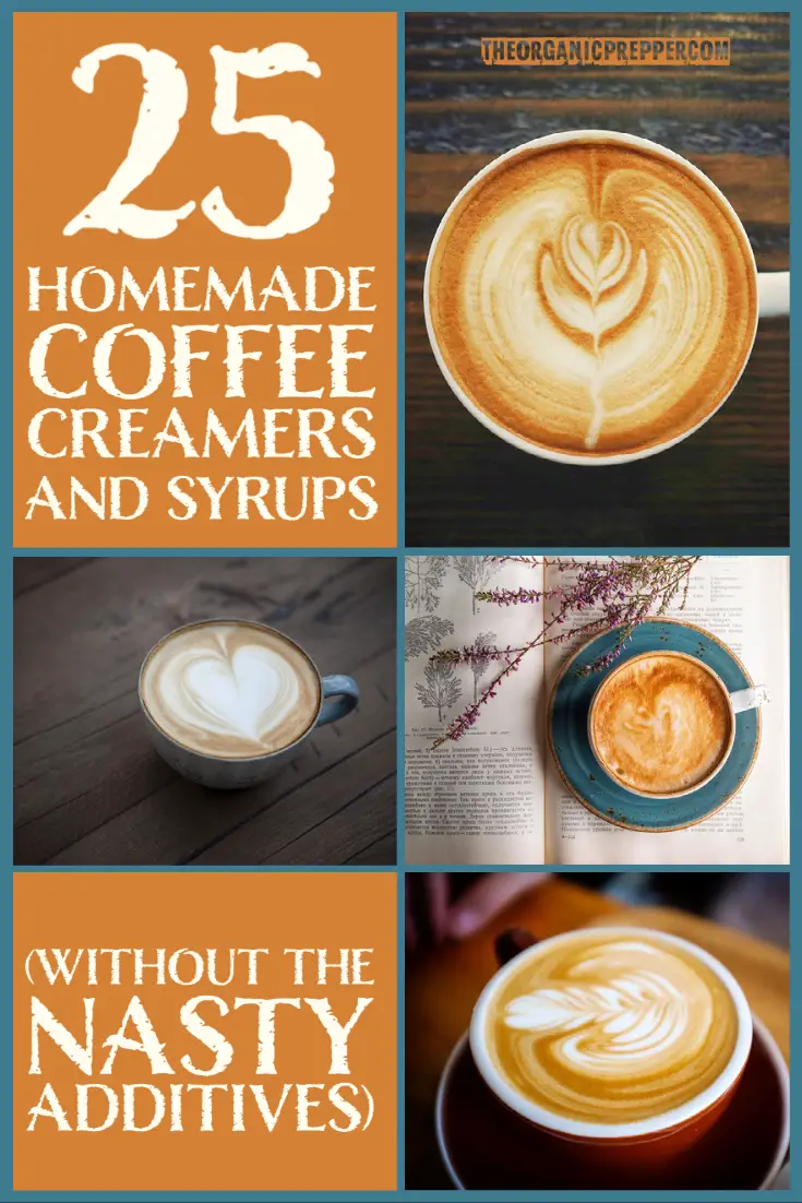 25 Homemade Coffee Creamers and Syrups (Without the Nasty Additives)