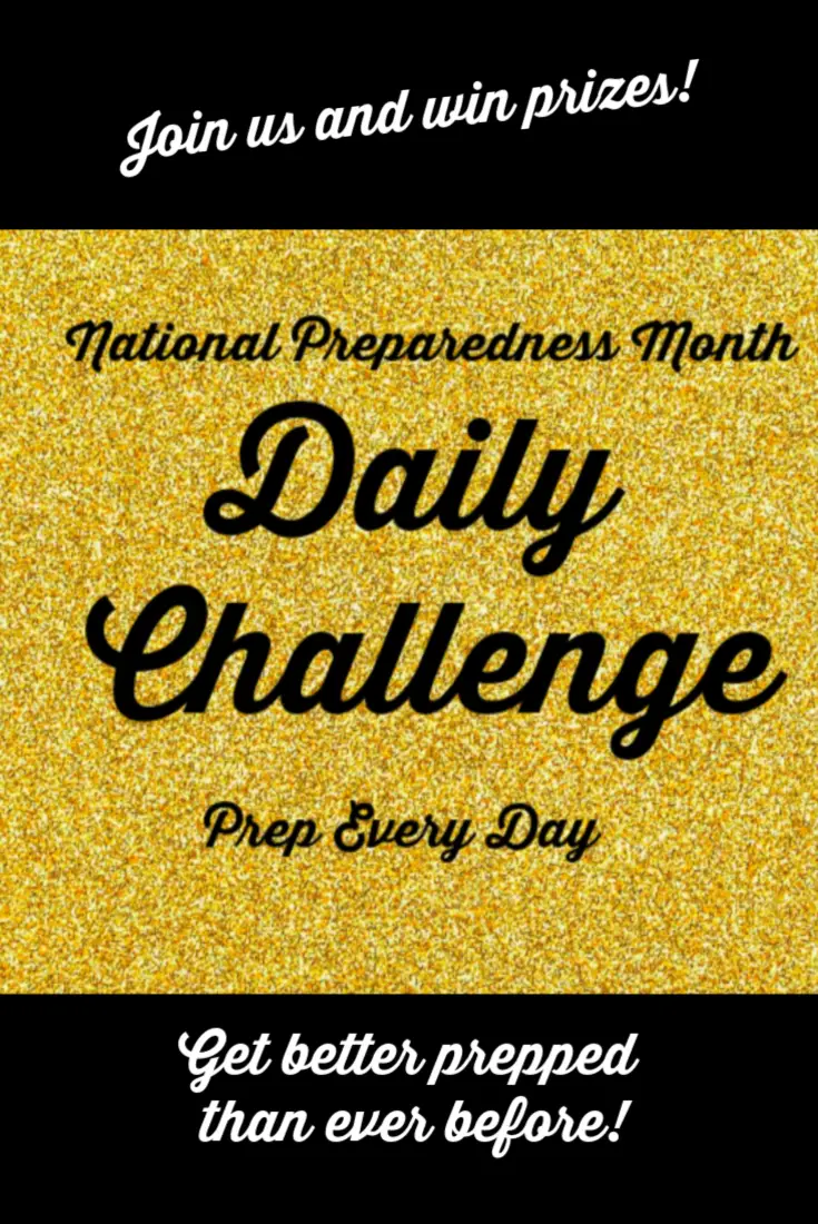 National Preparedness Month Daily Challenge: Day 2