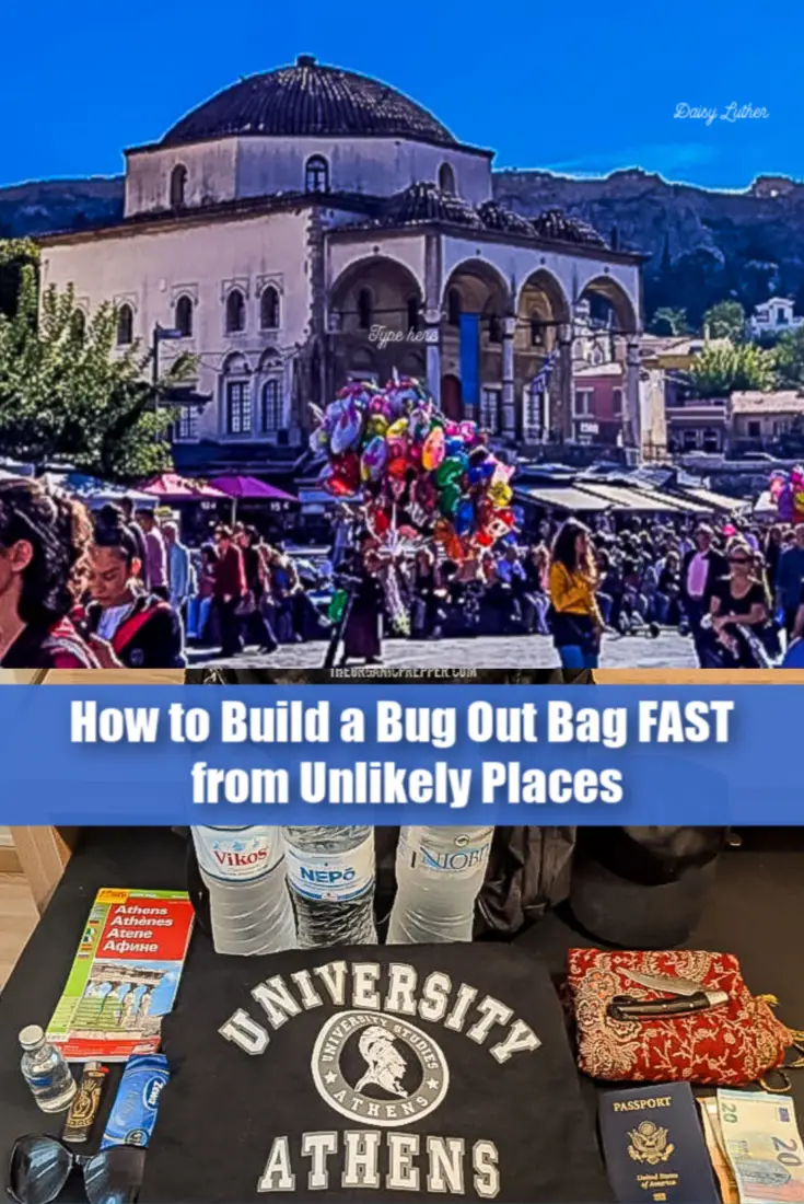How to Build a Bug Out Bag FAST from Unlikely Places