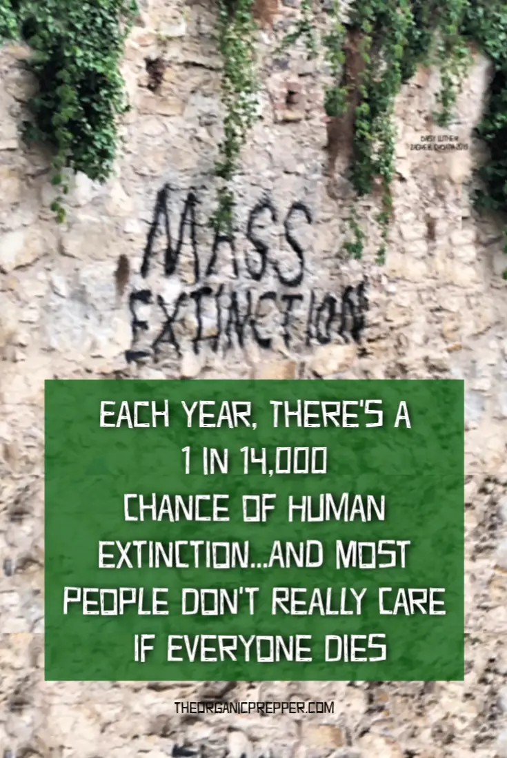 Each Year, There\'s a 1 in 14,000 Chance of Human EXTINCTION...And Most People Don\'t Really CARE If Everyone Dies
