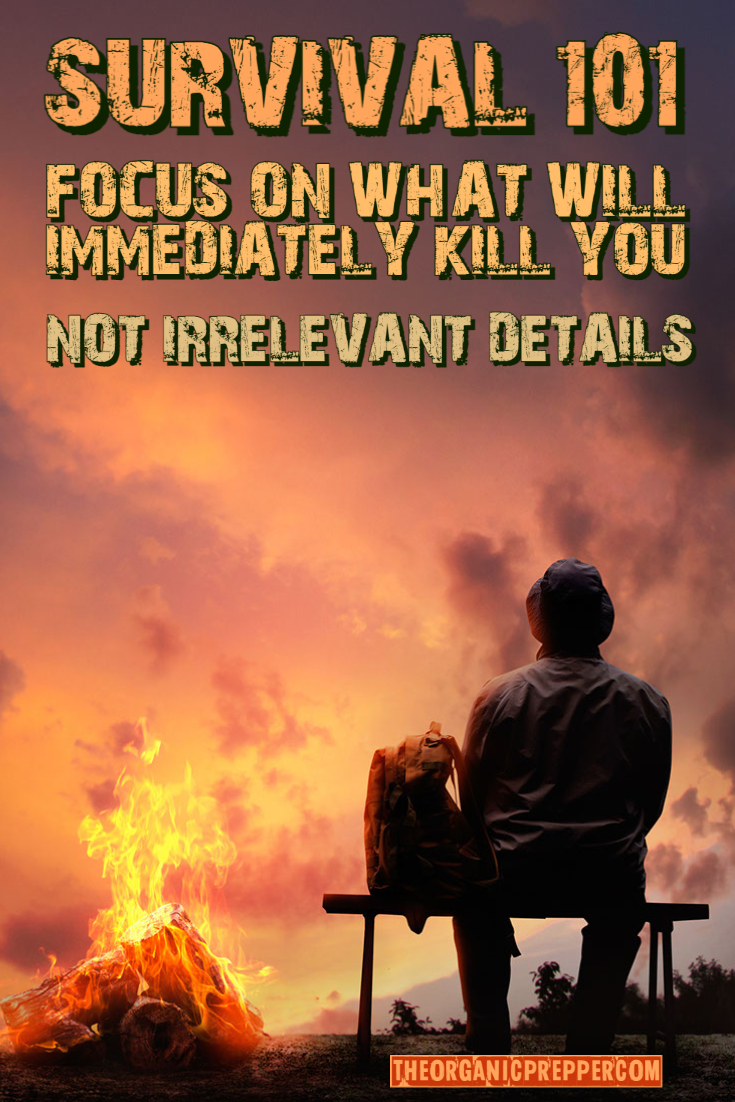 Survival 101: Focus on What Will IMMEDIATELY Kill You, NOT Irrelevant Details