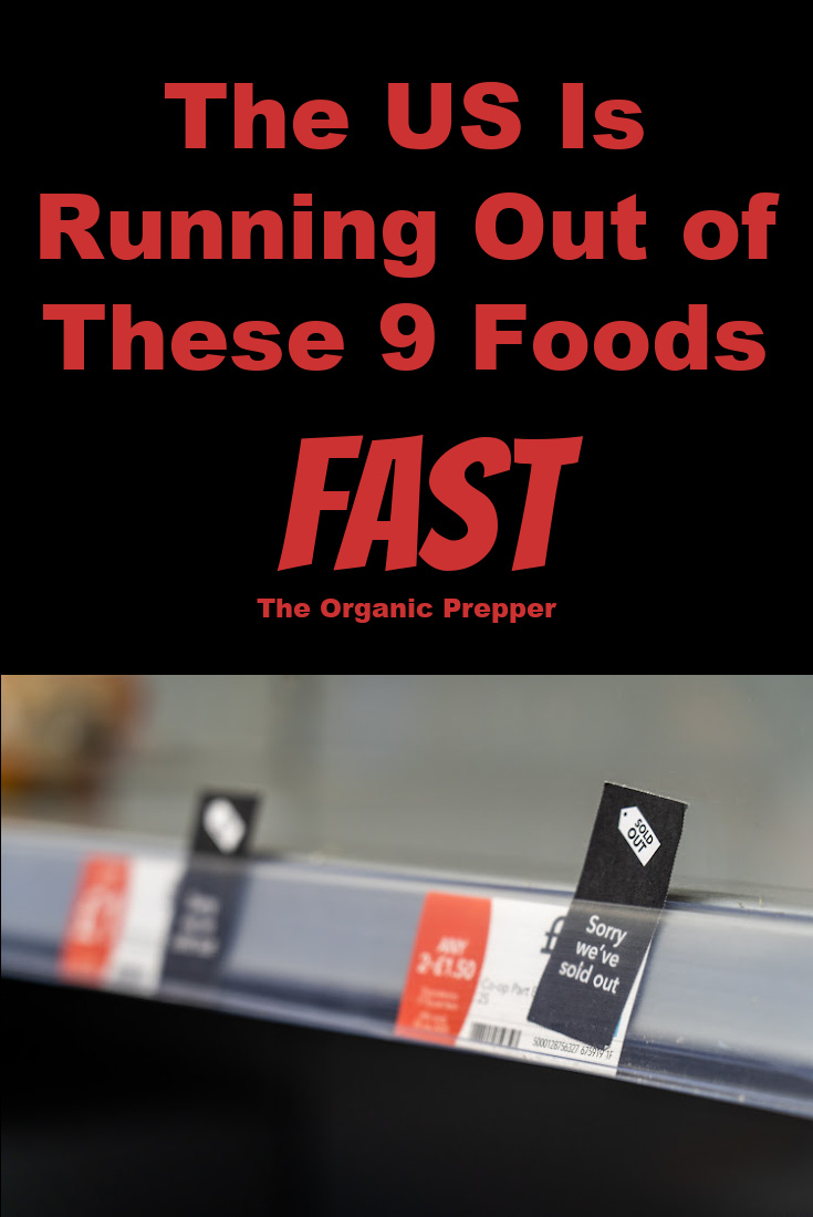 The US Is Running Out of These 9 Foods FAST