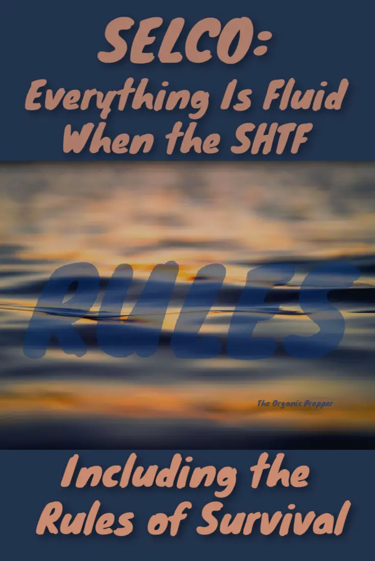 SELCO: Everything Is Fluid When the SHTF - Including the Rules of Survival
