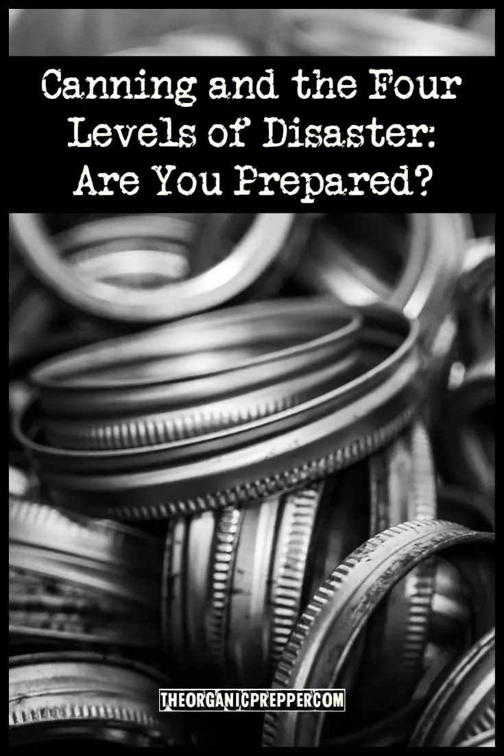 Canning and the Four Levels of Disaster: Are You Prepared?