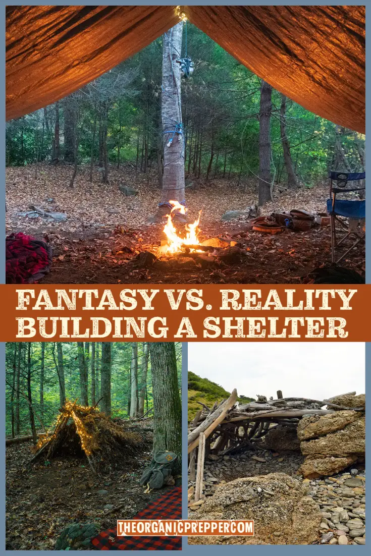 Fantasy vs. Reality: Building a Shelter