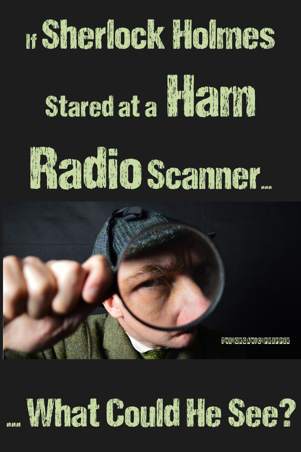If Sherlock Holmes Stared at a Ham Radio Scanner, What Could He See?