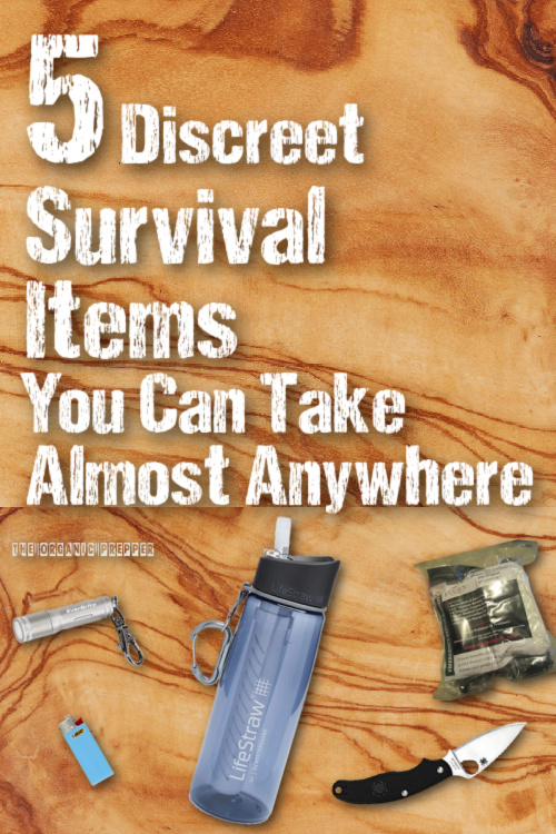5 Discreet Survival Items You Can Take Almost Anywhere
