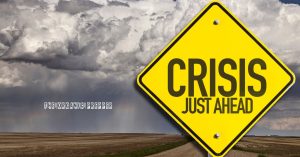 crisis ahead, storm clouds