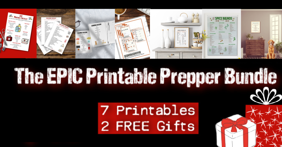 The OP FUNDRAISER: Get the EPIC Prepper Printable Bundle